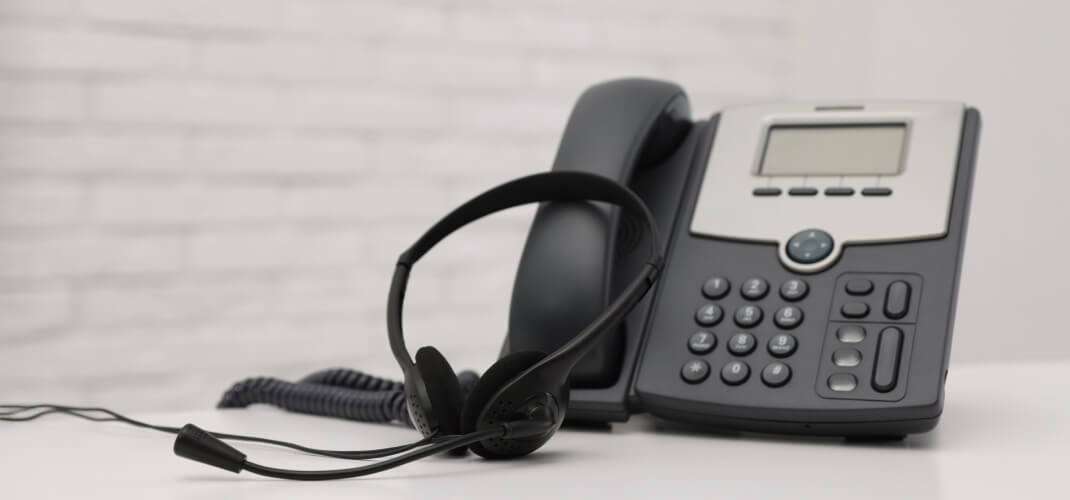 VoIP telefony