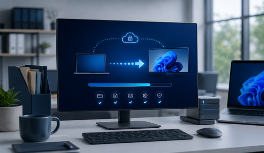 Přechod z Windows 10 na Windows 11 bez ztráty dat